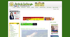 Desktop Screenshot of portaldeconfins.com.br