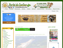 Tablet Screenshot of portaldeconfins.com.br